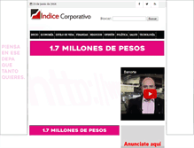 Tablet Screenshot of indicecorporativo.com